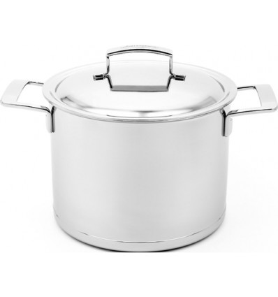KETEL SILVER 24CM 8L + PASTA-INZET GRATIS DEMEYERE