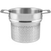 KETEL SILVER 24CM 8L + PASTA-INZET GRATIS DEMEYERE