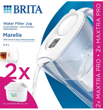 WATERFILTER MARELLA WIT + 2 FILTERS PRO