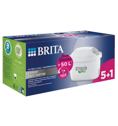 5+1 VERVANGFILTER MAXTRA PRO KALK BRITA FILTERPATRONEN MAXTRA EXPERT ANTI-KALK