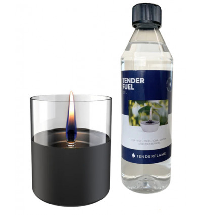 TAFELBRANDER LILLY 10 ZWART + 500ML FUEL TENDERFLAME