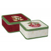 SET 2 KOEKJESDOZEN KERSTBAL TEDDYBEER
