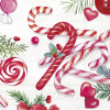 20 SERVETTEN 33x33cm CANDY CANES MIX IHR