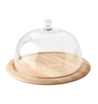 KAASPLANK MET STOLP 33xH19.5cm GUMMIBAUM CONTINENTA