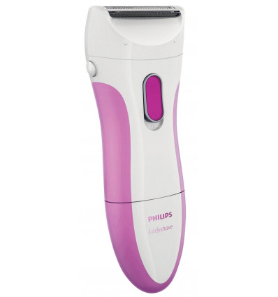 LADYSHAVE HP6341 PHILIPS BATTERIJ nat&droog,enkel scheerblad,etui,borstel