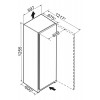 DIEPVRIEZER FNE4204 LIEBHERR 125CM meeneemprijs, levering +25 euro