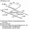 INBOUWKOOKPLAAT ET775FG17E SIEMENS 70CM meeneemprijs, installatie +50euro