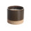 GEURKAARS BRUIN KERAMIEK D10xH8.5cm