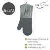 2 OVENHANDSCHOENEN GRIJS SILICONE GROOT OVENWANT 37,5 x 18,5cm