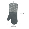 2 OVENHANDSCHOENEN GRIJS SILICONE GROOT OVENWANT 37,5 x 18,5cm