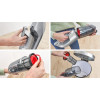 STEELSTOFZUIGER BCH3K2301 BOSCH flexxo integreerbare acc.