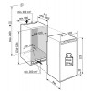 INTEG. KOELKAST IRD4100 LIEBHERR COOLER Plaatsing: 65 euro