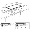 INBOUWKOOKPLAAT HK834060XB AEG 77cm Plaatsing: +65 euro