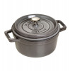 KOOKPOT ROND 22CM GRIJS STAUB 2.6L COCOTTE
