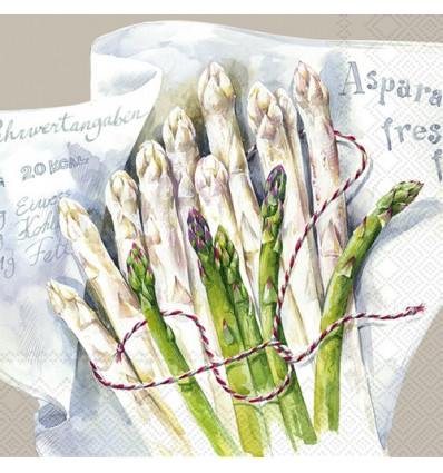 20 SERVETTEN 33x33 SPARGEL IHR