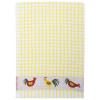 KEUKEN HANDDOEK GEEL KIP 67x50 CHICKEN 100% katoen POLI DRI