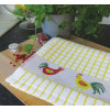 KEUKEN HANDDOEK GEEL KIP 67x50 CHICKEN 100% katoen POLI DRI