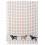 KEUKEN HANDDOEK BRUIN KOE 67x50 COW 100% katoen POLI DRI