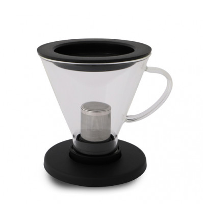 THEEBEREIDER MET INFUSER WEIS TAS-OPZET