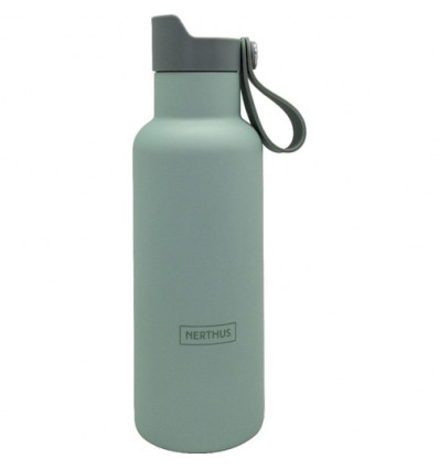 DRINKFLES 0,5L DUBBELWANDIG MUNT