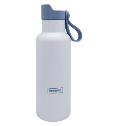 DRINKFLES 0,5L DUBBELWANDIG AQUA BLAUW