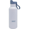 DRINKFLES 0,5L DUBBELWANDIG AQUA BLAUW