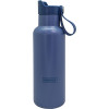 DRINKFLES 0,5L DUBBELWANDIG MARINE BLAUW