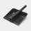 STOFBLIK + BORSTEL DARK GREY VUILBLIK