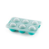 IJSBLOKJES VORM 6X ROND TURQUOISE XL LEKUE MET DEKSEL