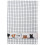 KEUKEN HANDDOEK ZWART HOND 67x50cm DOG 100% katoen POLI DRI