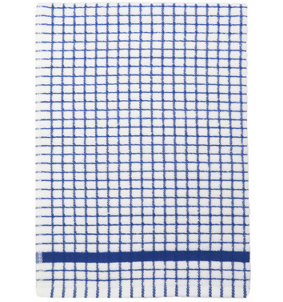 KEUKEN HANDDOEK BLAUW RUIT 67x50cm 100% katoen POLI DRI