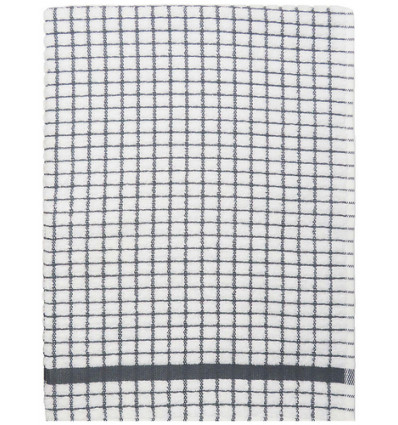 KEUKEN HANDDOEK GRIJS 67x50cm CHARCOAL 100% katoen POLI DRI