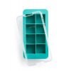 IJSBLOKJES VORM 8X VIERKANT TURQUOISE XL LEKUE MET DEKSEL