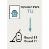 4+1 STOFZAK TU MIELE GUARD S1 L1 NEW HYCLEAN PURE 4ZAKKEN + UITBLAASFILTER
