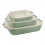 SET 3 OVENSCHOTELS EUCALYPTUS STAUB (20x16cm + 27x20cm + 34x24cm)
