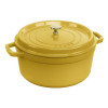 KOOKPOT ROND 26CM CITRON GEEL STAUB COCOTTE 5.2L