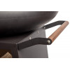 BARBECUE NOMAD WHITE FIRE ZWART D99CM met 4 wielen,opbergvak,uittrekbare lade