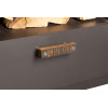 BARBECUE NOMAD WHITE FIRE ZWART D99CM met 4 wielen,opbergvak,uittrekbare lade