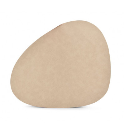 PLACEMAT 45x37cm LEDERLOOK LAYER BEIGE