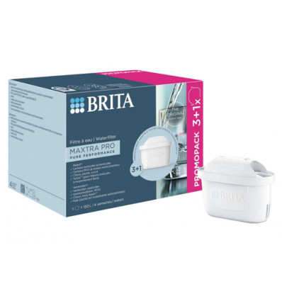 3+1 VERVANGFILTER MAXTRA PRO PERFORMANCE BRITA FILTERPATRONEN ALL-IN-1