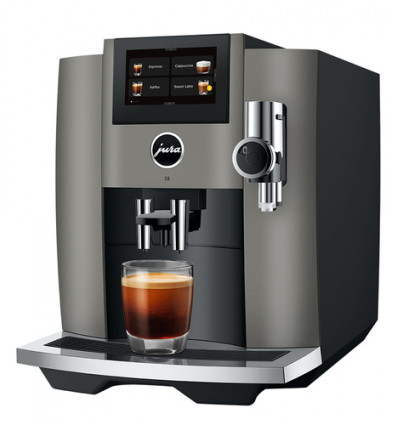 ESPRESSO VOLAUTOMAAT S8 DARK INOX EB TOUCHSCREEN ONE-TOUCH NEW
