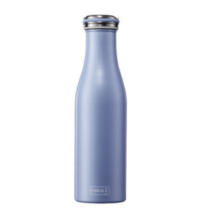 ISOLEERFLES RVS PARELBLAUW 500ML DUBBELWANDIG LURCH