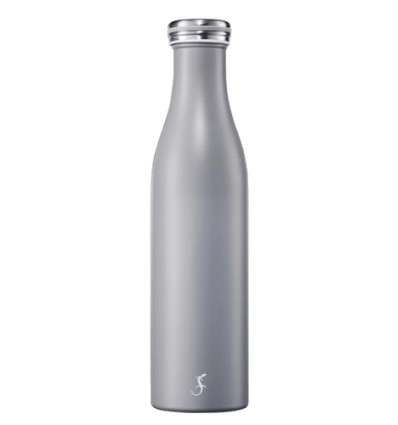 ISOLEERFLES RVS GRIJS 500ML DUBBELWANDIG LURCH