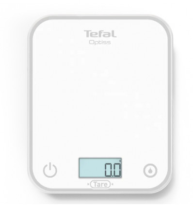 KEUKENWEEGSCHAAL 5KG BC50U0V0 TEFAL WIT weegt tot 5kg/1gr, vloeistoffunctie
