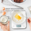KEUKENWEEGSCHAAL 5KG BC50U0V0 TEFAL WIT weegt tot 5kg/1gr, vloeistoffunctie