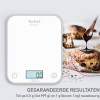 KEUKENWEEGSCHAAL 5KG BC50U0V0 TEFAL WIT weegt tot 5kg/1gr, vloeistoffunctie