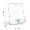 KEUKENWEEGSCHAAL 5KG BC50U0V0 TEFAL WIT weegt tot 5kg/1gr, vloeistoffunctie