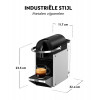 NESPRESSO PIXIE EN127.S SILVER DELONGHI auto-stop,afvalbak,2 geheugens,tank 0.7L