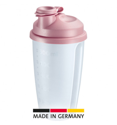 DRESSING SHAKER KUNSTSTOF ROZE 500ML SALAD DRESSING
