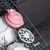 DRESSING SHAKER KUNSTSTOF ROZE 500ML SALAD DRESSING